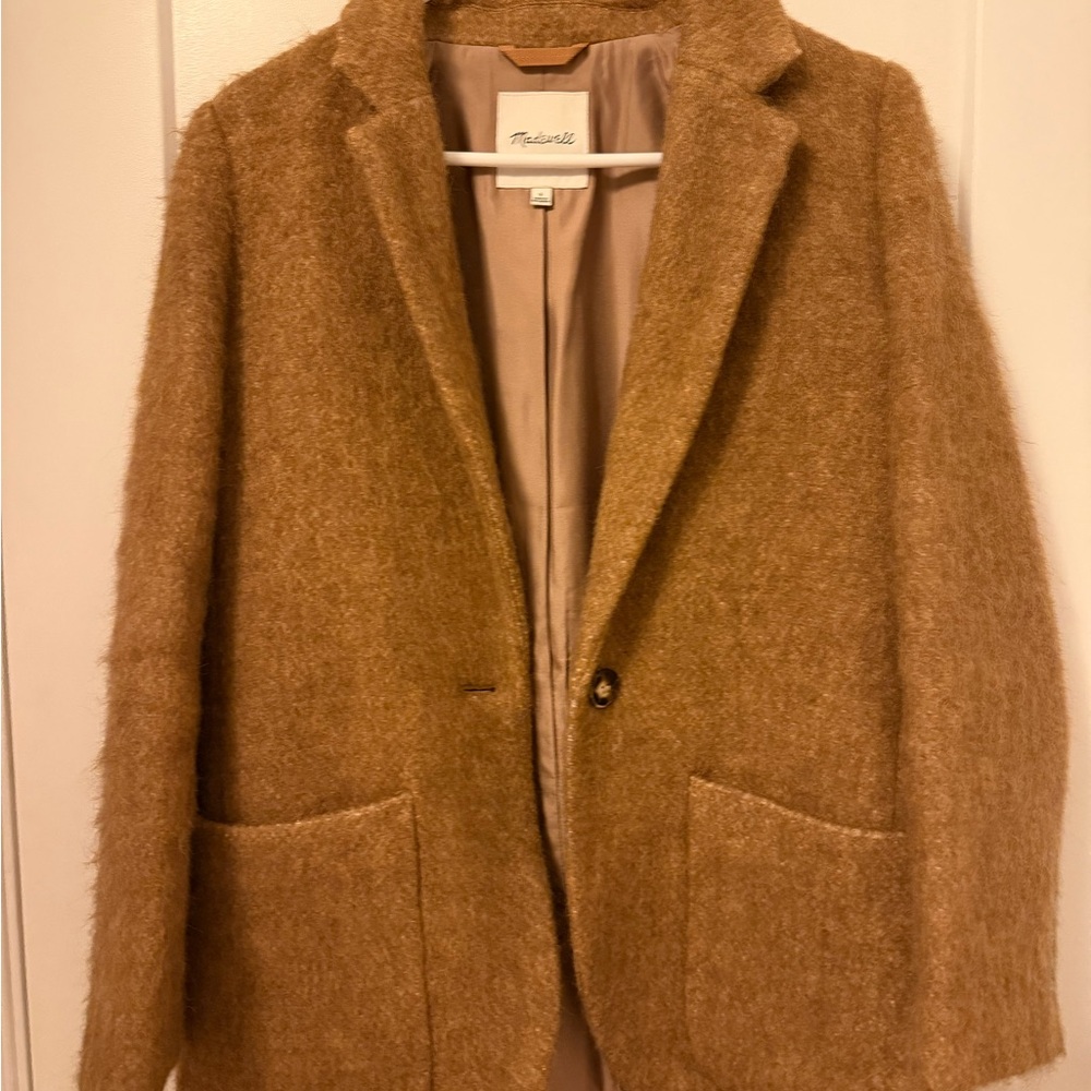 Madewell Brown Textured Blazer